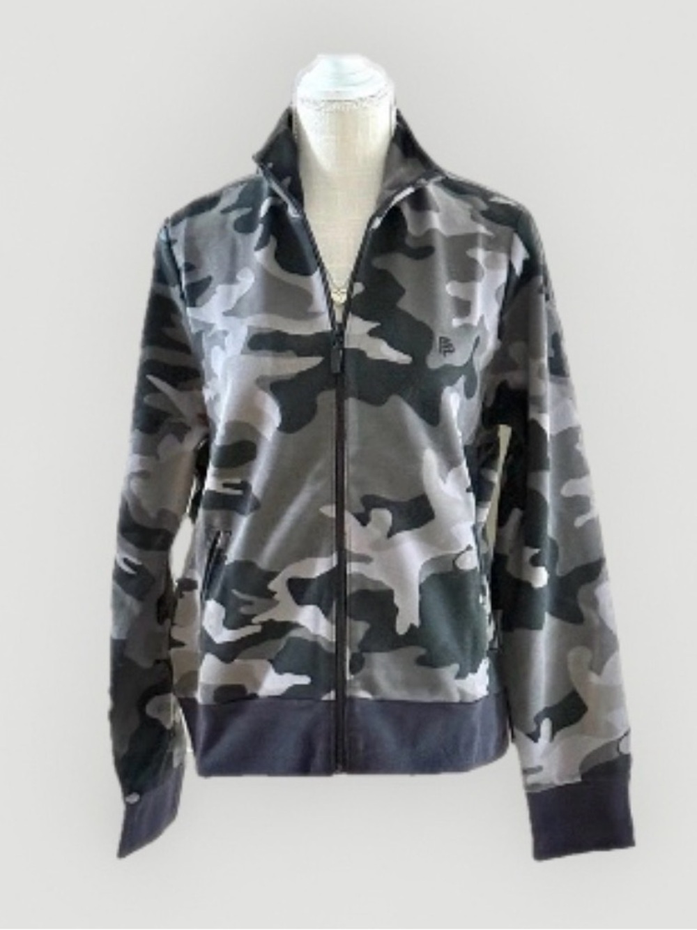 Flint Park Women's Court Jacket in Black Camo Size L Pickleball Tennis Jacket